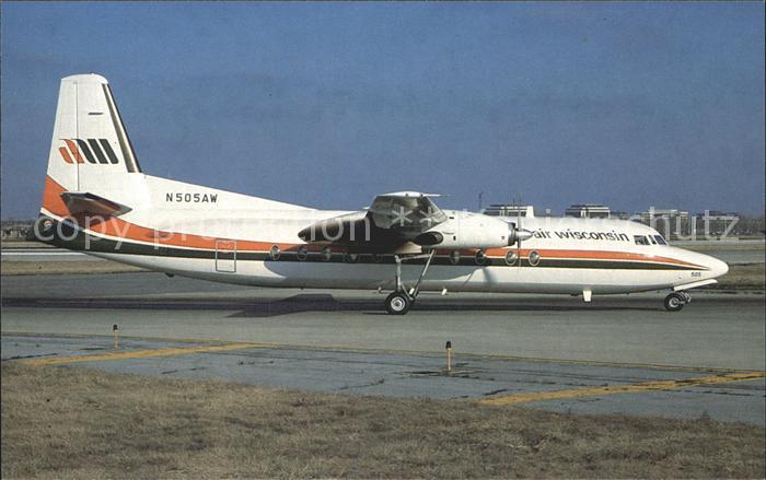Flugzeuge Zivil Air Wisconsin Fokker F27-500 N505AW S/N 10681