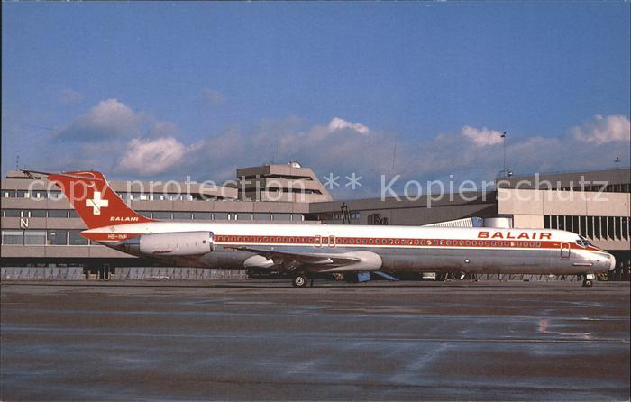 Flugzeuge Zivil Balair AG McDonnell Douglas MD-82 HB-INR c/n 49277/1181