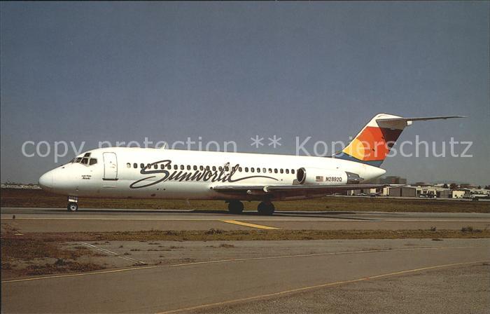 Flugzeuge Zivil Sunworld International Airways McDouglas DC-9-15 N2892Q c/n 4584