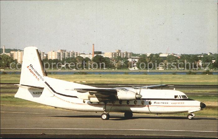 Flugzeuge Zivil Business Express Fokker F27-100 N141PM c/n 10114