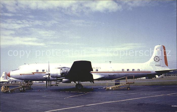 Flugzeuge Zivil Overseas National Airlines Douglas DC-7 N321A