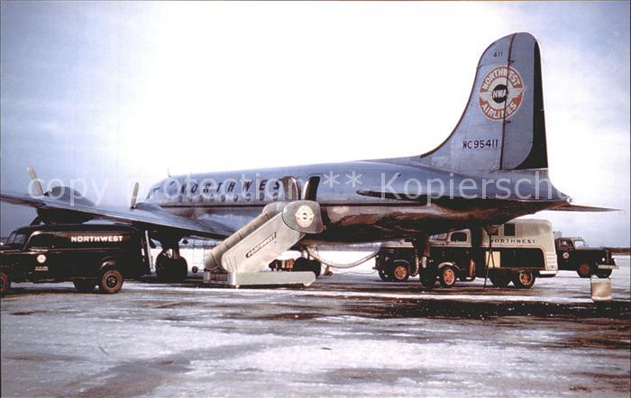 Flugzeuge Zivil Northwest Airlines Douglas DC-4 NC95411