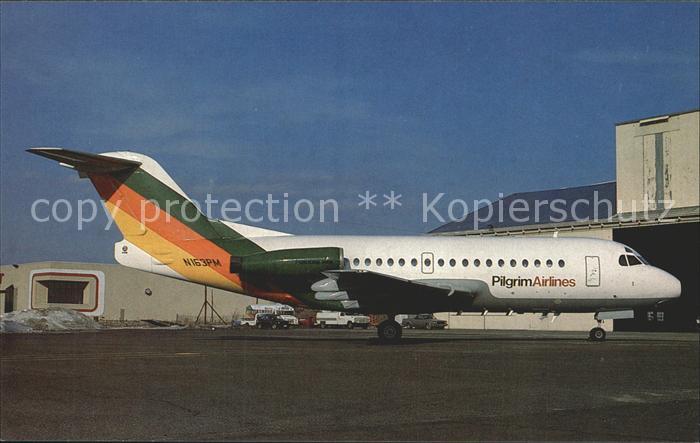 Flugzeuge Zivil Pilgrim Airlines Fokker F28-3000 N163PM S/n 11163