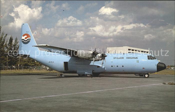 Flugzeuge Zivil St. Lucia Airways Lockheed L-382F Hercules J6-SLO c/n 4129