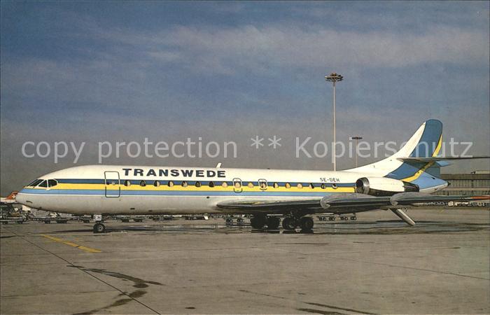 Flugzeuge Zivil Transwede Aerospatiale CAravelle 10B SE-DEH c/n188