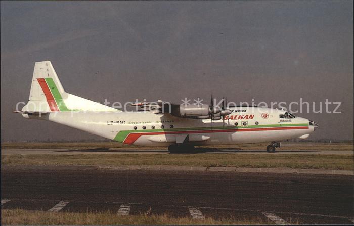Flugzeuge Zivil Balkan Bulgarian Airlines Cargo Antonov AN-12 LZ-BAK c/n 3708