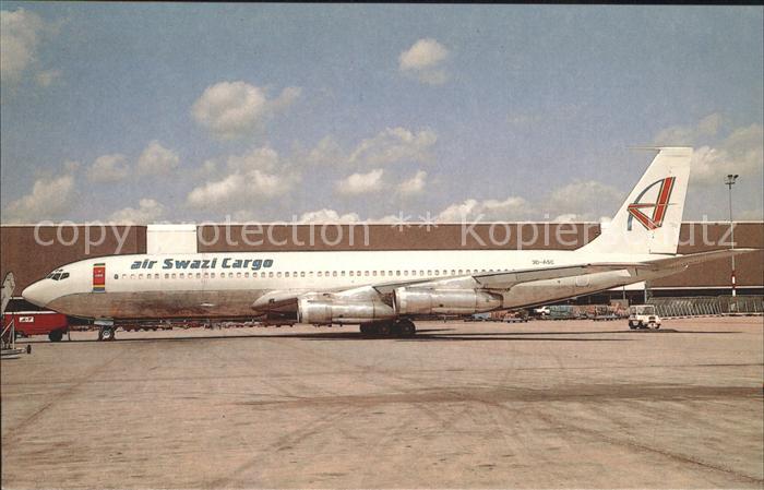 Flugzeuge Zivil Air Swazi Cargo Boeing B. 707-344 C 3D-ASC c/n 19706