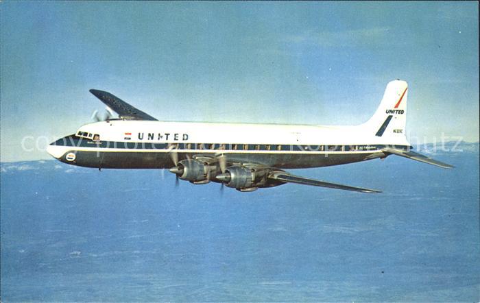 Flugzeuge Zivil United Air Lines DC-7 Mainliners