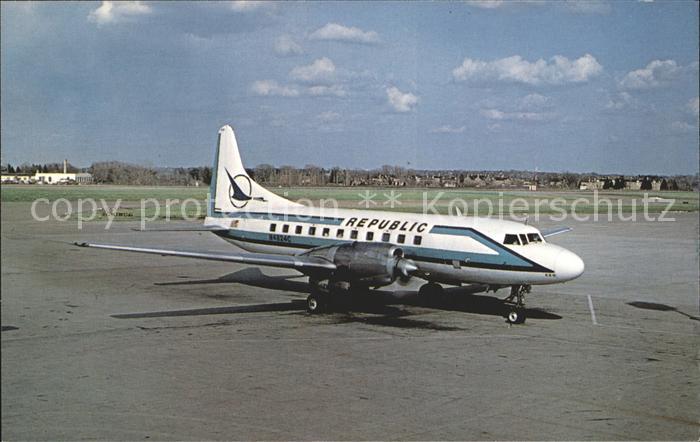 Flugzeuge Zivil Republic Airlines Convair 580 N4824C c/n 379