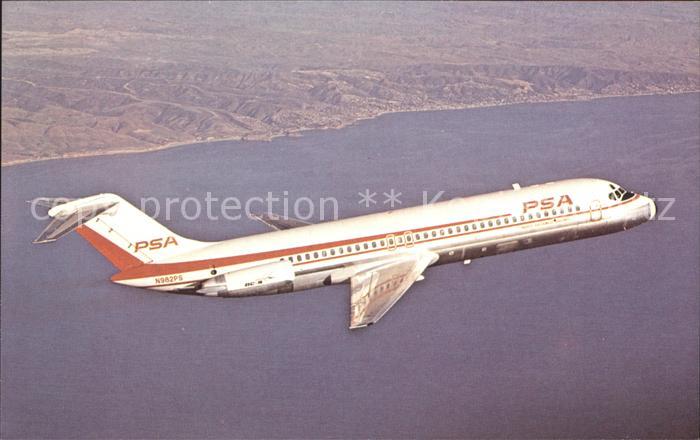 Flugzeuge Zivil PSA-Pacific Southwest Airlines McDonnell Dougla DC-9-31 N982PS c