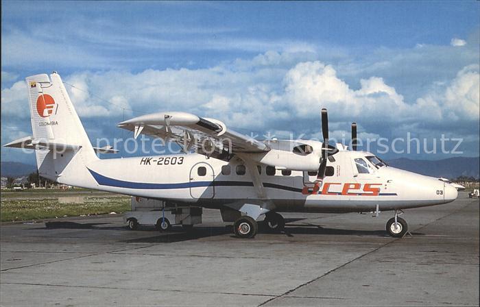 Flugzeuge Zivil ACES Colombia De Havilland DHC-6 Twin Otter 300 HK-2603 cn 749