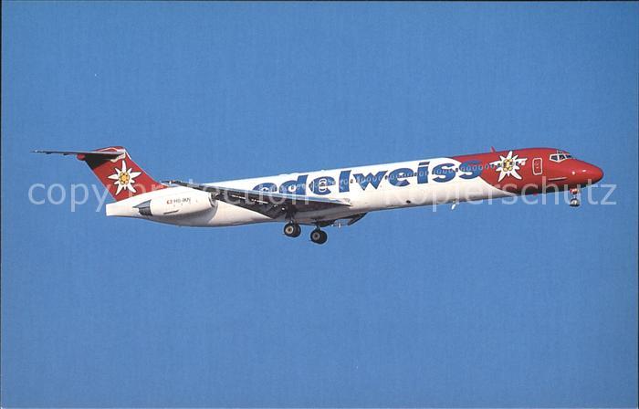 Flugzeuge Zivil Edelweiss Air Arosa McDonnell Douglas MD-83 DC-9-83 HB-IKN cn 49