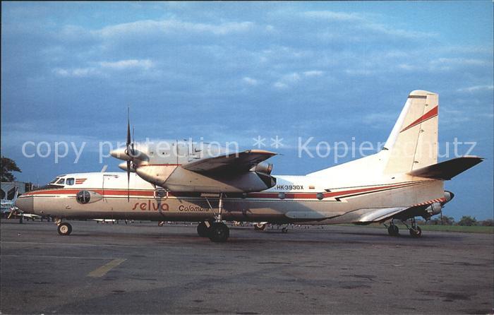 Flugzeuge Zivil Selva Colombia Antonov 32B HK-3930X cn 3309