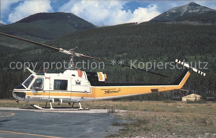 Hubschrauber Helikopter Bell 204C C-GYHU cn 2053 Yellowhead Helicopters