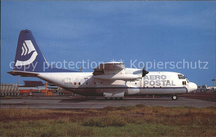 Flugzeuge Zivil Aeropostal Betzy Lockheed L-182 C-130A Hercules XA-RSH cn 1A-322