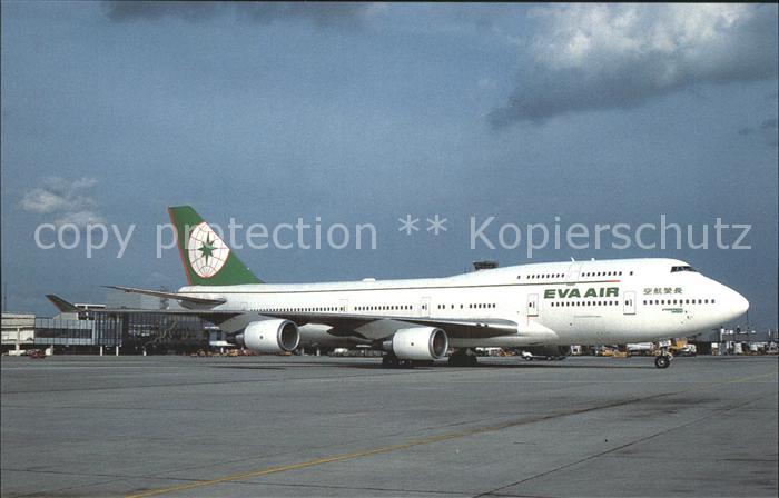 Flugzeuge Zivil Eva Air Boeing 747-400