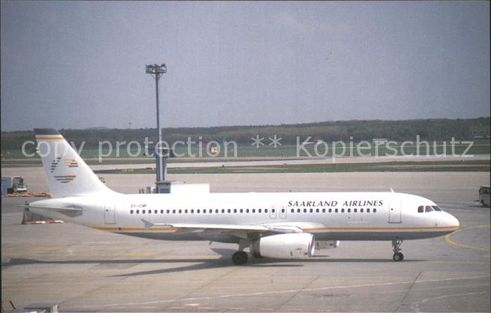 Flugzeuge Zivil Airbus A 320-200 Saarland Airlines