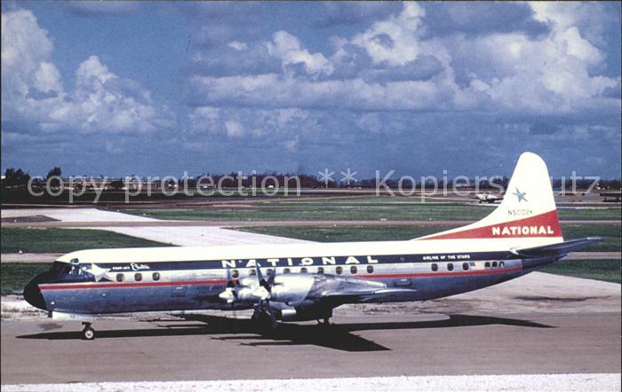 Flugzeuge Zivil National Airlines Lockheed L-188 N5002K