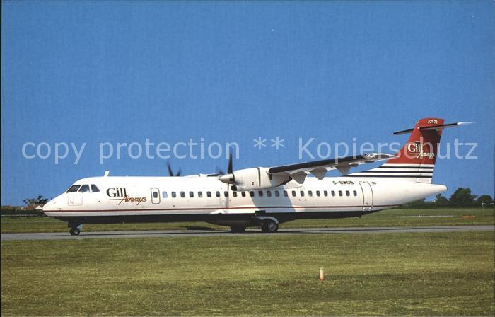 Flugzeuge Zivil Aerospatiale Alenia ATR72-202 G-BWDB cn 449 Gill Airways
