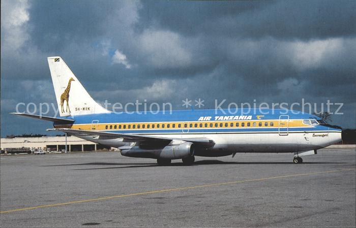 Flugzeuge Zivil Air Tanzania Boeing 737-2R8C Advanced 5H-MRK cn 21711/fn 573