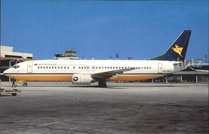 Flugzeuge Zivil Myanmar Airways International Boeing 737-4H6 9M-MMY cn 264455 /f