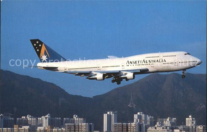 Flugzeuge Zivil Boeing 747-312 VH-INJ cn 23029/fn 590 Ansett Australia