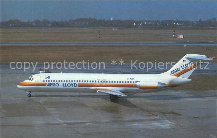 Flugzeuge Zivil Aero Lloyd McDonnell Douglas DC-9-32 D-ALLC
lo