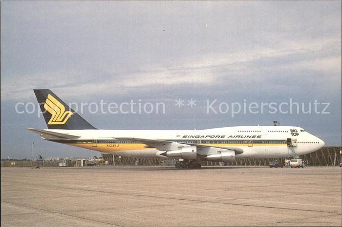 Flugzeuge Zivil N123KJ Boeing 747-312 c/n 23243 Singapore Airlines
