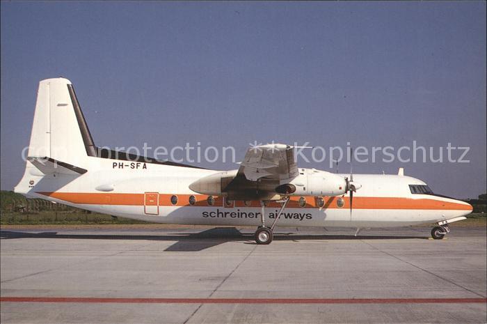 Flugzeuge Zivil Fokker F-27 Schreiner Airways PH-SFA