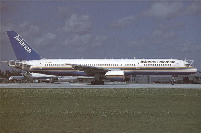 Flugzeuge Zivil Avianca Colombia G-BUDZ B757