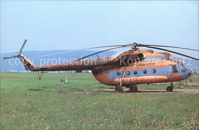 Hubschrauber Helikopter Aeroflot Mil Mi-8T CCCP-24250