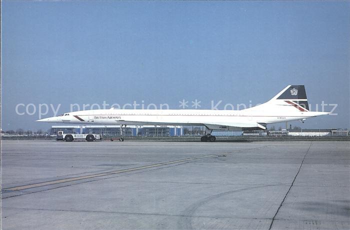 Flugzeuge Zivil British Airways BAC Aerospatiale Concorde G-BOAG c/n 100-014
