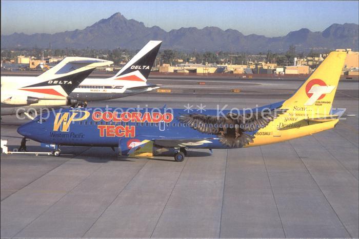 Flugzeuge Zivil Western Pacific Colorado tech Boeing 737-3B7 N503AU c/n 23378