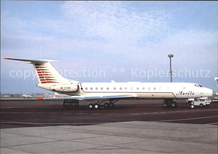 Flugzeuge Zivil Aurela TU-134A LY-ASK c/n 60054