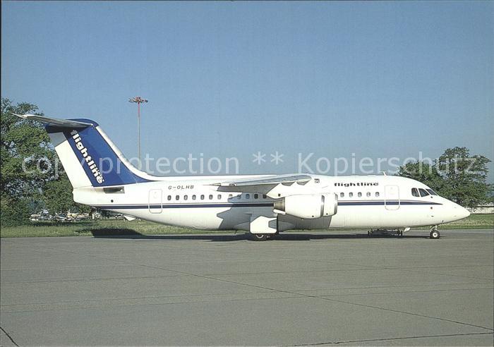 Flugzeuge Zivil Alpine Flightline British Aerospace 146-200 G-OLHB c/n E2020