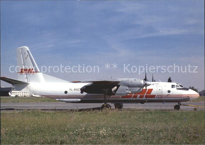 Flugzeuge Zivil DHL Skoda Air AN-26 YL-RAC c/n 9903