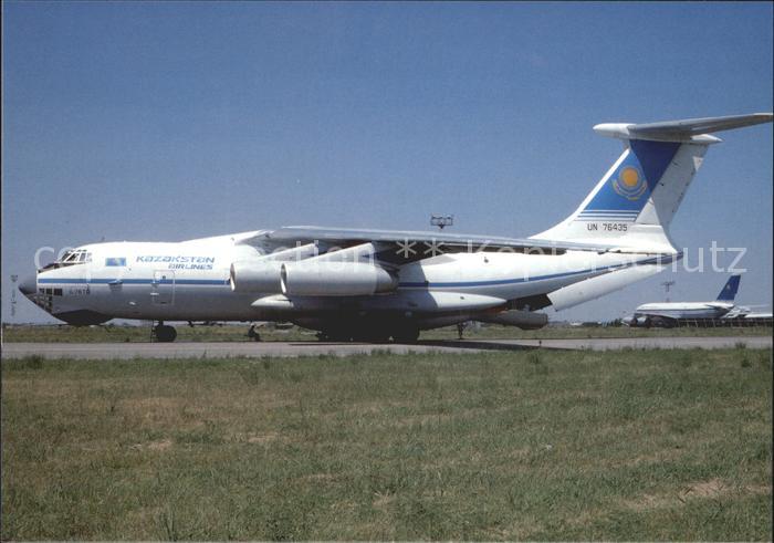 Flugzeuge Zivil Kazakstan Airlines IL-76TD UN-76435