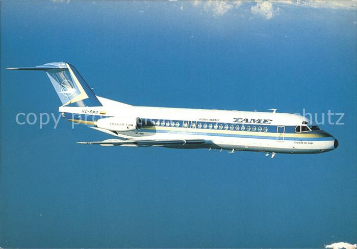 Flugzeuge Zivil TAME Fokker F28 Mk4000 HC-BMD