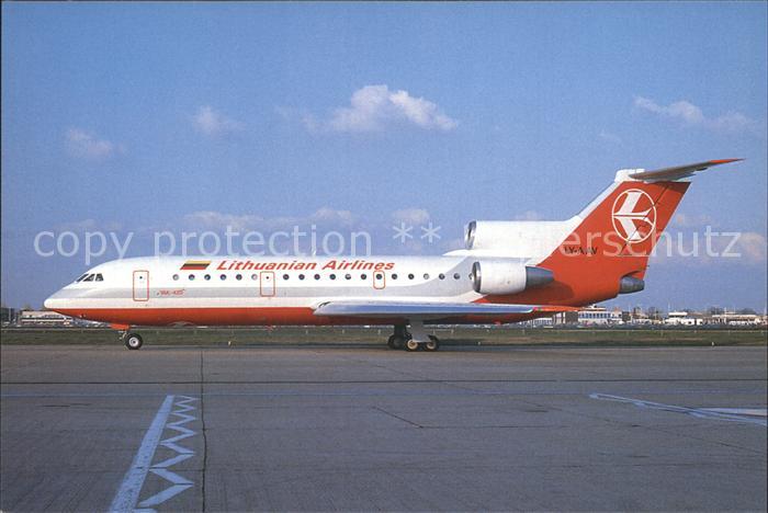 Flugzeuge Zivil Lithuanian Airlines YAK 42D LY-AAV