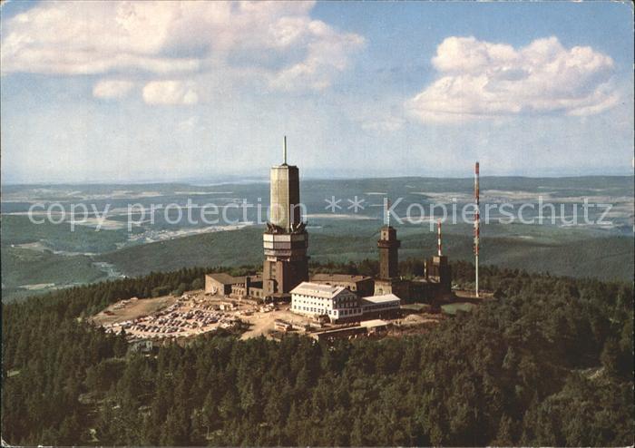 Feldberg Taunus Sendetuerme Fliegeraufnahme