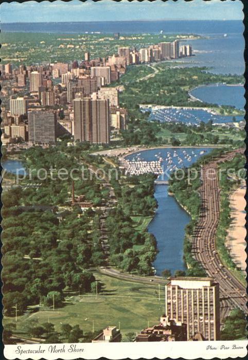 Chicago Illinois Fliegeraufnahme Spectacular North Shore