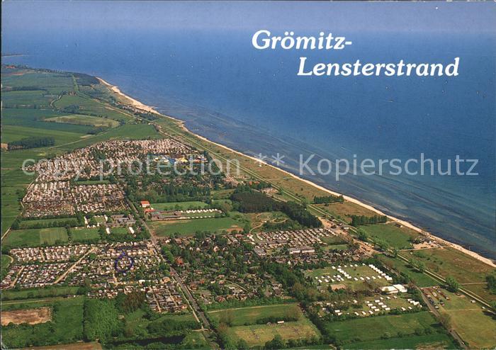 Lensterstrand Fliegeraufnahme