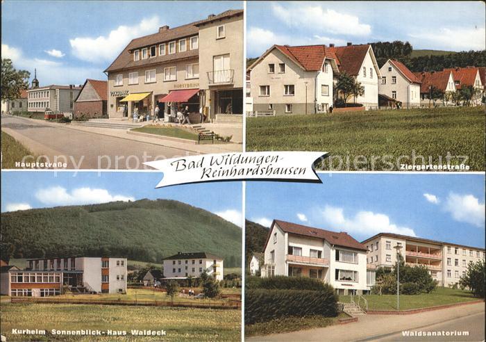 Bad Wildungen Ziergartenstrasse Waldsanatorium Kurheim