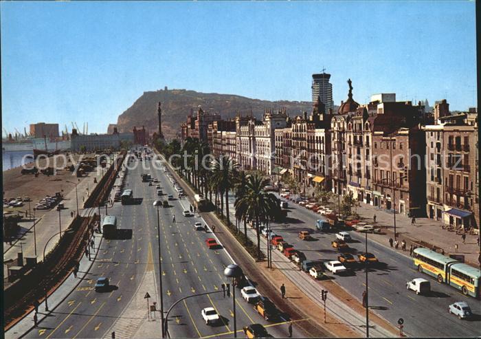 Barcelona Cataluna Paseo de Colon