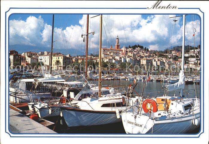 Menton Alpes Maritimes Segelhafen