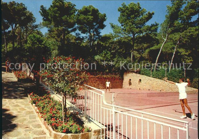 Giens Var Hotel Le Provencal Tennisplatz