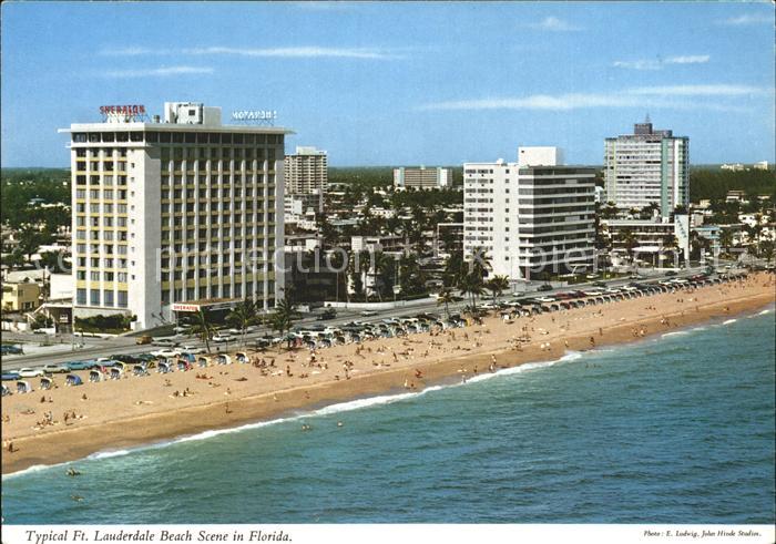 Fort Lauderdale Beach Scene in Florida