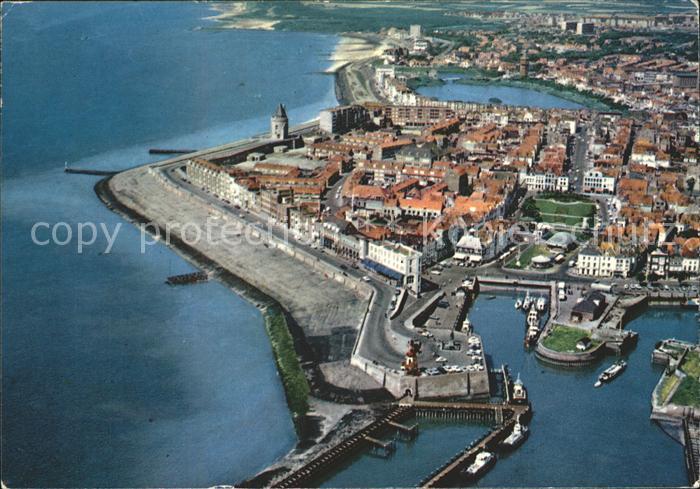 Vlissingen Fliegeraufnahme mit Hafen