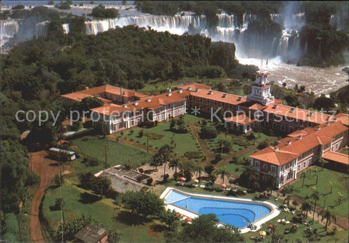 Paraná Wasserfaelle Foz de lguacu Fliegeraufnahme