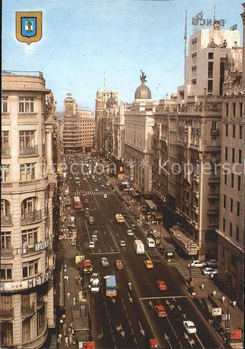 Madrid Spain La Grand Via